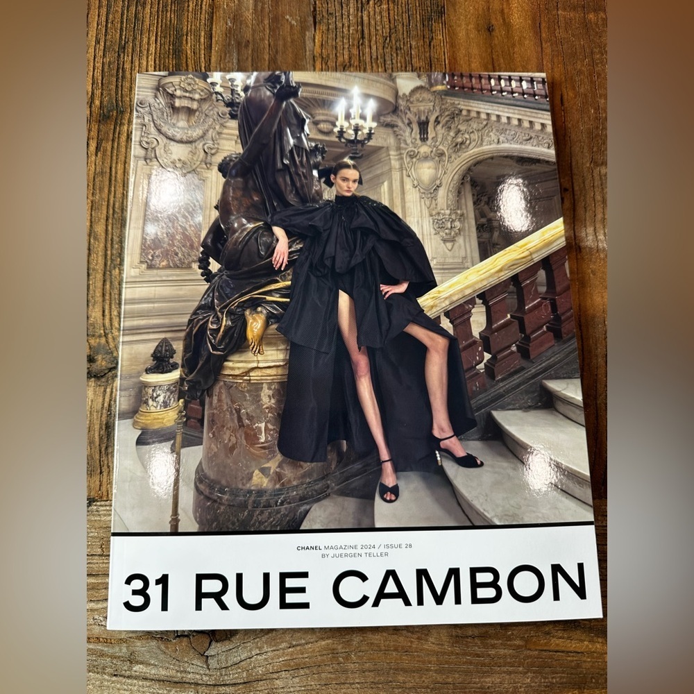 CHANEL Black Fashion Editorial magazine